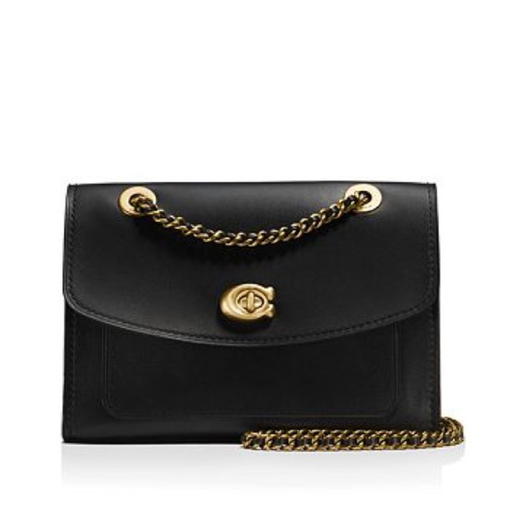 Coach Parker Leather Shoulder Bag